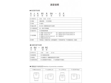 直角型减速机选型说明