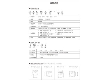 微小型减速机选型说明